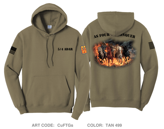 Alpha 5/4 ADAR Comfort Unisex Hooded Sweatshirt - CuFTGs