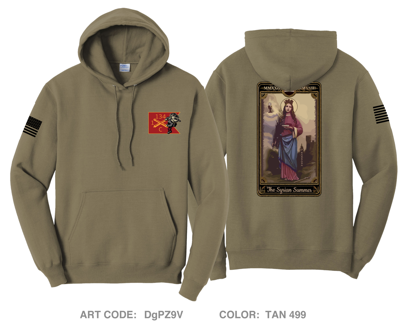 C134 OIR Limited Comfort Unisex Hooded Sweatshirt - DgPZ9V