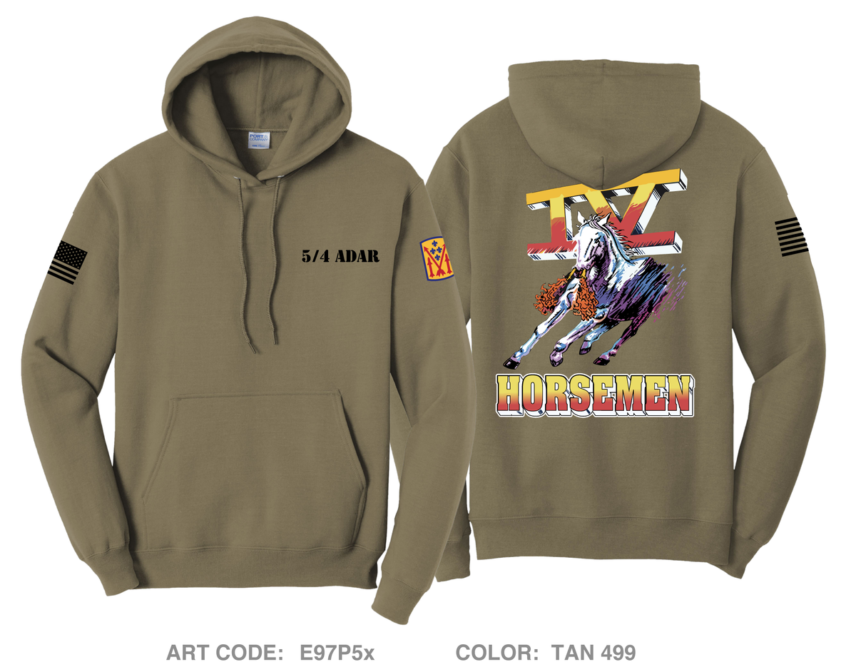 Alpha 5/4 ADAR Comfort Unisex Hooded Sweatshirt - E97P5x