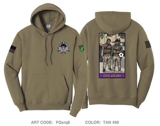 C/co 403rd CA BN Comfort Unisex Hooded Sweatshirt - FQxrq8