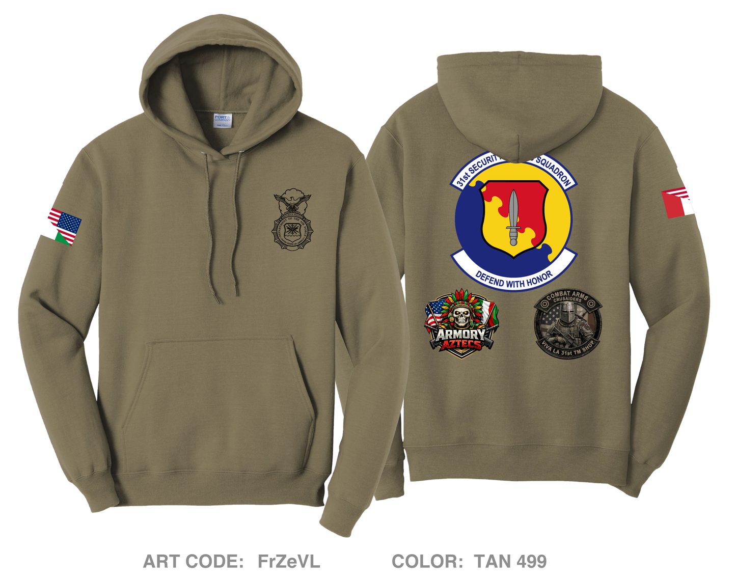 31st SFS/S4 Comfort Unisex Hooded Sweatshirt - FrZeVL