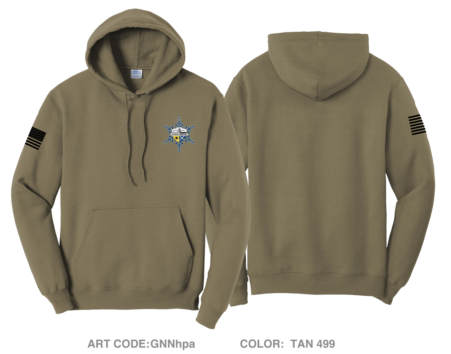 Walter Reed National Military Medical Center Internal Medicine Comfort Unisex Hooded Sweatshirt - GNNhpa