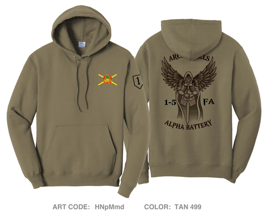 Alpha Battery Comfort Unisex Hooded Sweatshirt - HNpMmd