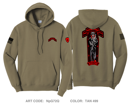 Shadow Platoon Recon MFRC Comfort Unisex Hooded Sweatshirt - NpG72Q
