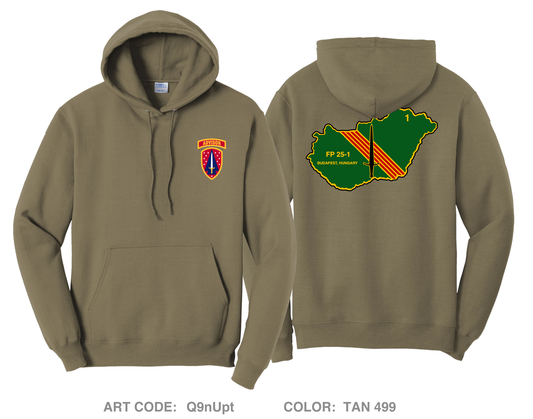 1st BN, 4th SFAB Comfort Unisex Hooded Sweatshirt - Q9nUpt