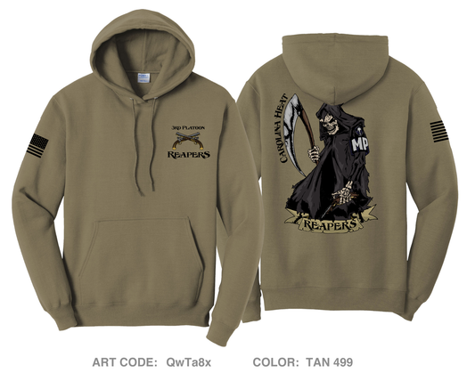 3rd Platoon (Reapers) Comfort Unisex Hooded Sweatshirt - QwTa8x