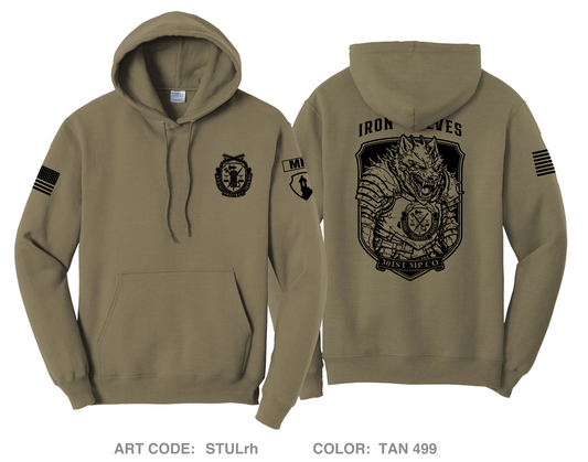 1st PLT, 301st MP CO Comfort Unisex Hooded Sweatshirt - STULrh