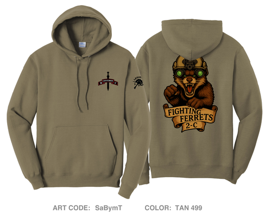 2C Ferrets Comfort Unisex Hooded Sweatshirt - SaBymT