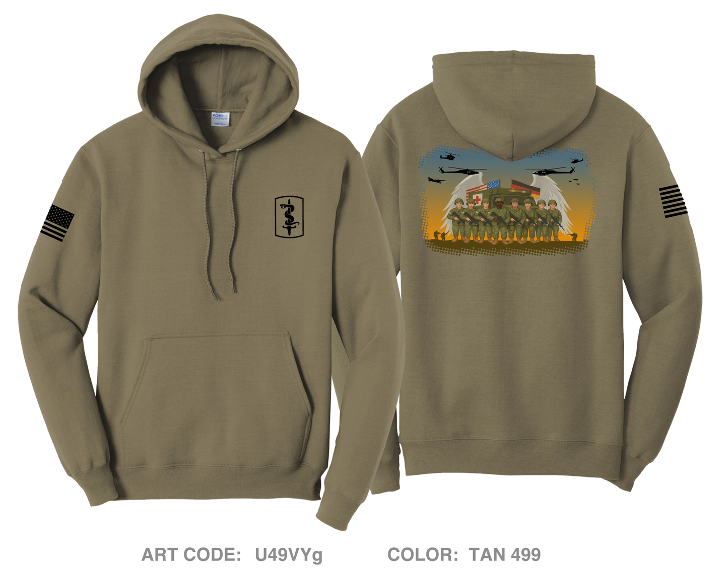 557th MCAS EVAC PLT Comfort Unisex Hooded Sweatshirt - U49VYg