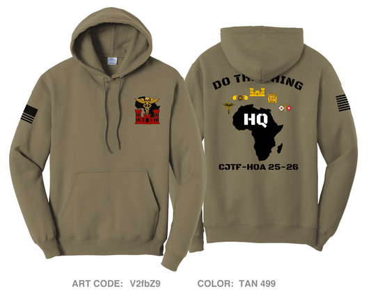 180th ESC Comfort Unisex Hooded Sweatshirt - V2fbZ9