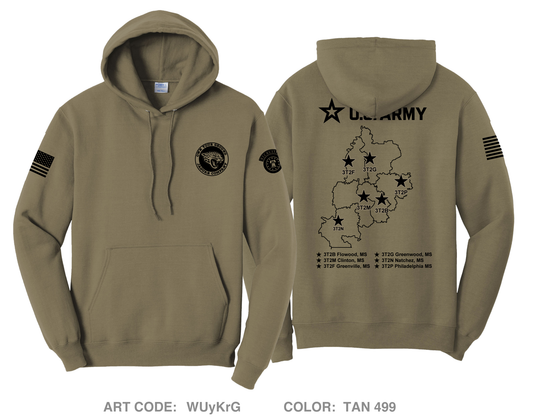 Jackson Army Recruiting Company Comfort Unisex Hooded Sweatshirt - WUyKrG