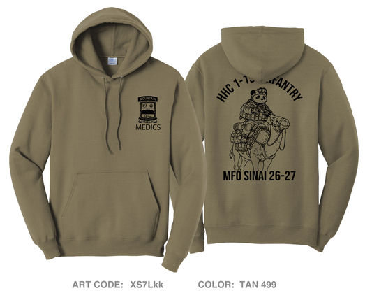 1-157 medics Comfort Unisex Hooded Sweatshirt - XS7Lkk
