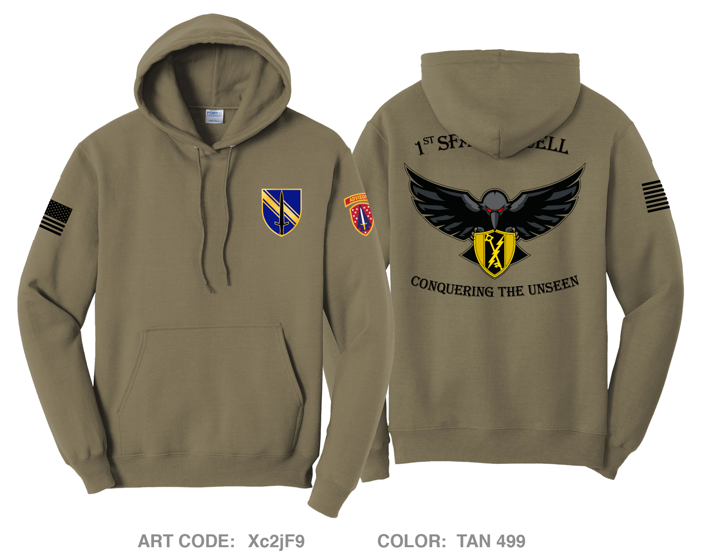 EW Cell, HHC , 1SFAB Comfort Unisex Hooded Sweatshirt - Xc2jF9