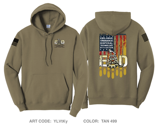 Explosive Ordnance Disposal Technology Division (EOD) Comfort Unisex Hooded Sweatshirt - YLVtKy