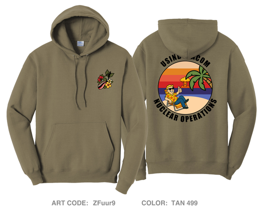J364 USINDOPACOM Comfort Unisex Hooded Sweatshirt - ZFuur9