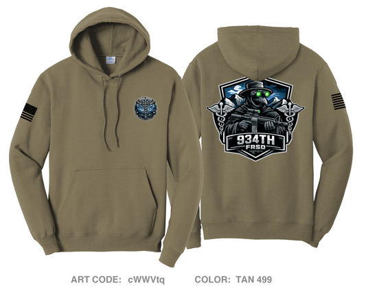 934 FRSD Comfort Unisex Hooded Sweatshirt - cWWVtq