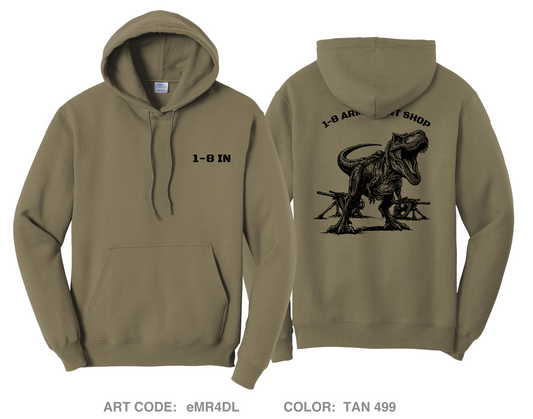 1-8 IN Comfort Unisex Hooded Sweatshirt - eMR4DL