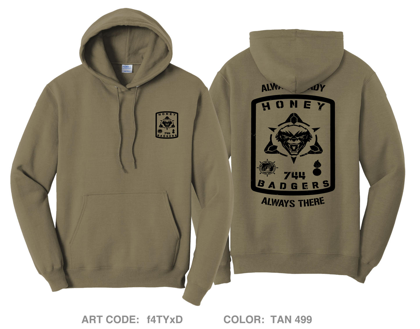 744 TH FSC Comfort Unisex Hooded Sweatshirt - f4TYxD
