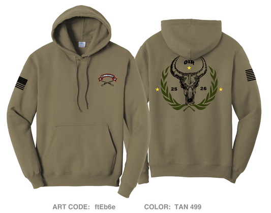 C co 1-133 2nd PLT Comfort Unisex Hooded Sweatshirt - ftEb6e