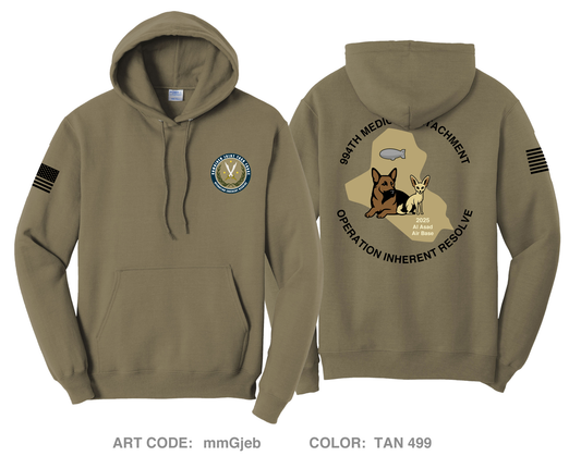 994th OIR Comfort Unisex Hooded Sweatshirt - mmGjeb
