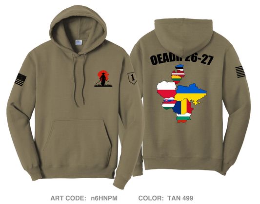 Ronin Platoon Comfort Unisex Hooded Sweatshirt - n6HNPM
