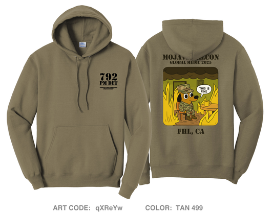 792 PM DET Comfort Unisex Hooded Sweatshirt - qXReYw