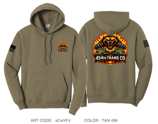 454th TC CO Comfort Unisex Hooded Sweatshirt - sCwVFJ