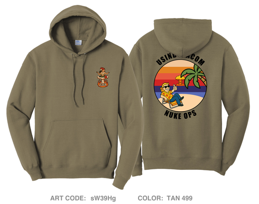 J364 USINDOPACOM Comfort Unisex Hooded Sweatshirt - sW39Hg