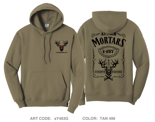 A CO Mortars 1-157 Comfort Unisex Hooded Sweatshirt - sY463G