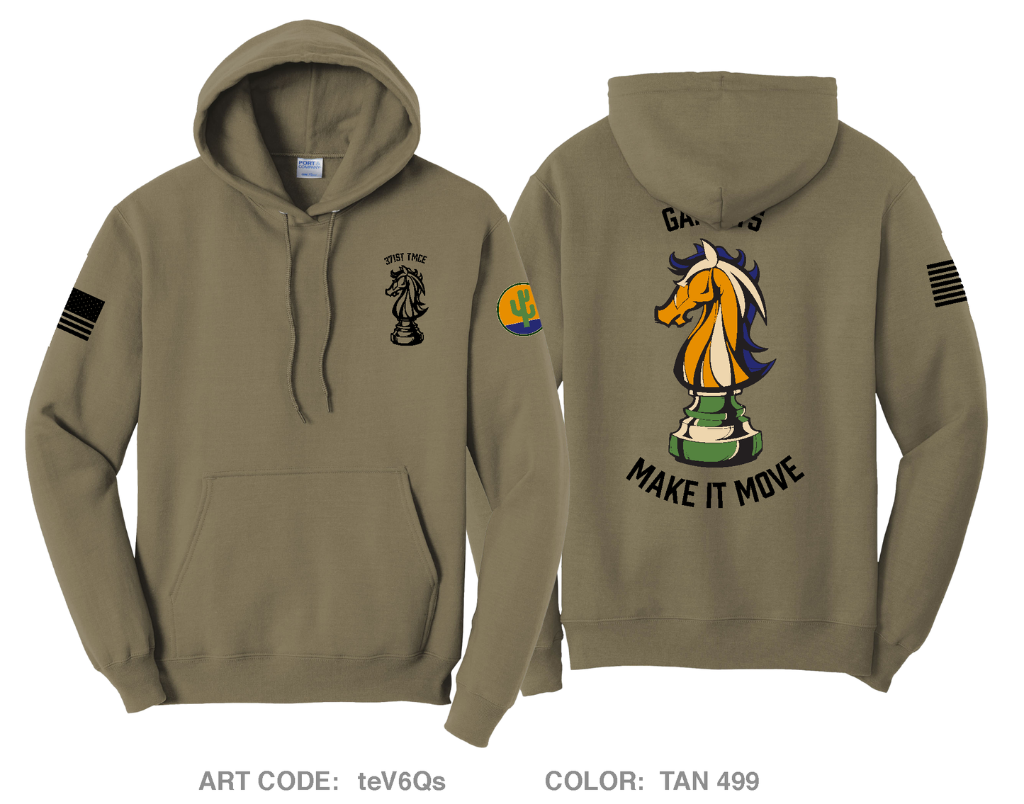 371st TMCE Comfort Unisex Hooded Sweatshirt - teV6Qs