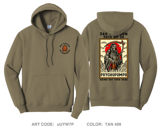3rd PLT, 54th QM CO Comfort Unisex Hooded Sweatshirt - uUYW7P