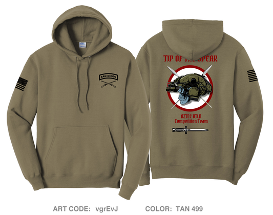 Aztec Battalion Comfort Unisex Hooded Sweatshirt - vgrEvJ