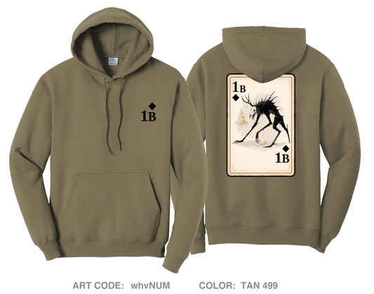 1B Comfort Unisex Hooded Sweatshirt - whvNUM