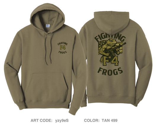 F4 Frogs Comfort Unisex Hooded Sweatshirt - yzy9eS