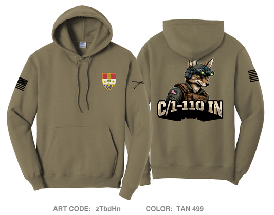 C/1-110 IN Comfort Unisex Hooded Sweatshirt - zTbdHn