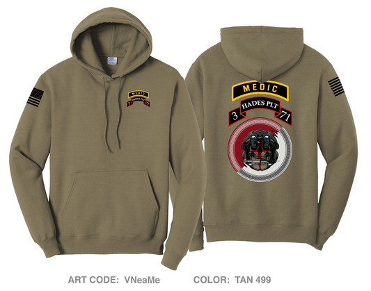 3-71 CAV Comfort Unisex Hooded Sweatshirt - VNeaMe