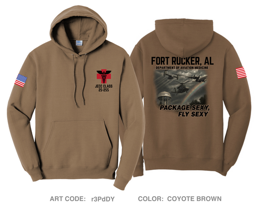 JECC CLASS 25-255 Comfort Unisex Hooded Sweatshirt - r3PdDY