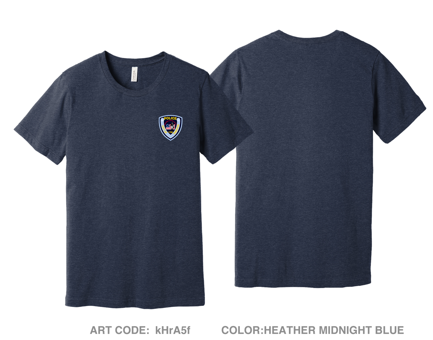 Trenton Police Department Comfort Unisex Triblend SS Tee - kHrA5f