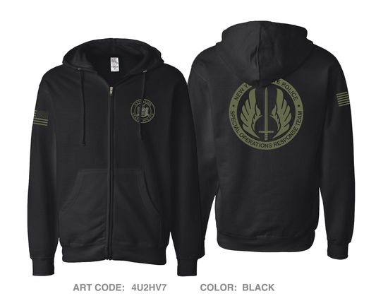 NYSP SORT Comfort Unisex Cotton Blend Full-Zip Hooded Sweatshirt - 4U2HV7