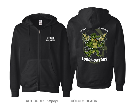15th Military Intelligence Battalion Comfort Unisex Cotton Blend Full-Zip Hooded Sweatshirt - KVpcyF