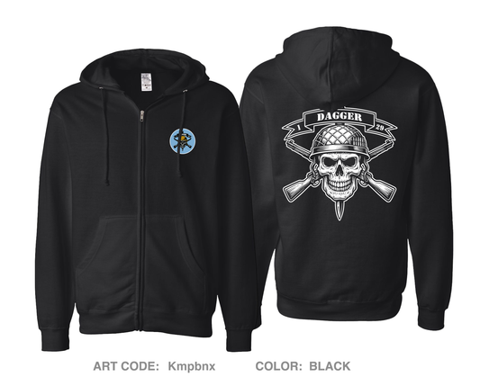 D Co, 1-29 IN Comfort Unisex Cotton Blend Full-Zip Hooded Sweatshirt - Kmpbnx