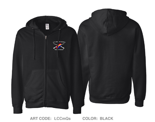 42nd ID Fundraising Collection Comfort Unisex Cotton Blend Full-Zip Hooded Sweatshirt - LCCmQs