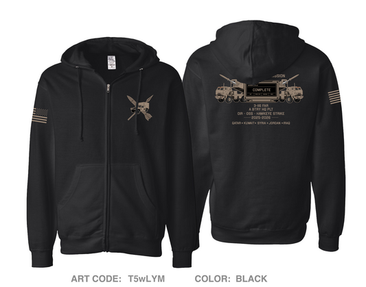 Alpha Battery 3-116FAR Comfort Unisex Cotton Blend Full-Zip Hooded Sweatshirt - T5wLYM