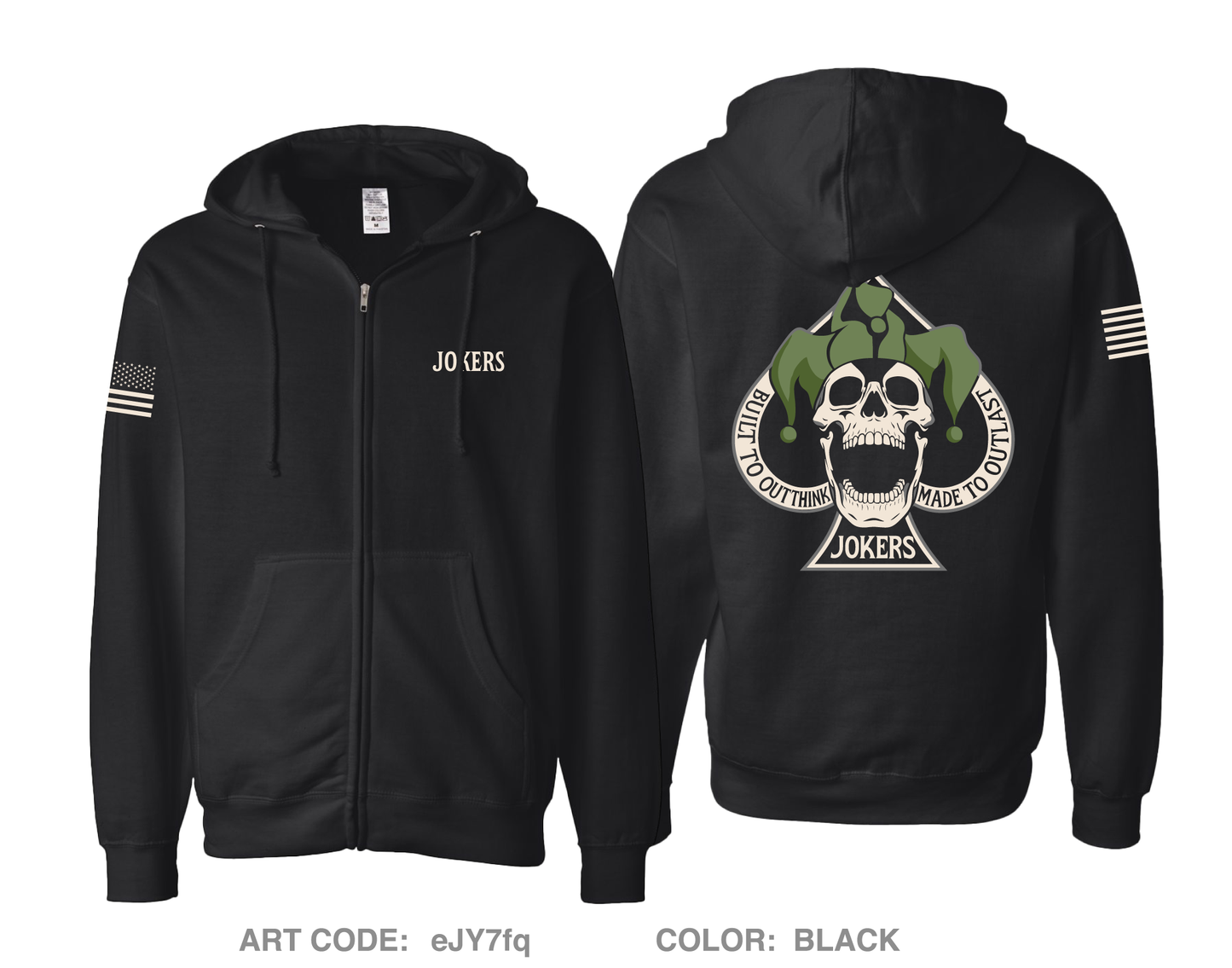 Jokers Comfort Unisex Cotton Blend Full-Zip Hooded Sweatshirt - eJY7fq