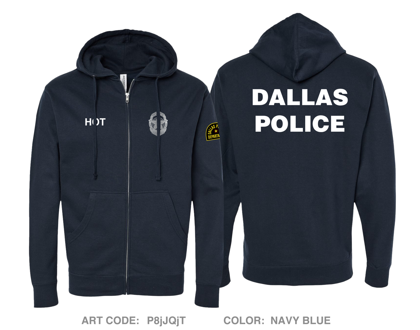 HOT Fundraising Collection Comfort Unisex Cotton Blend Full-Zip Hooded Sweatshirt - P8jJQj