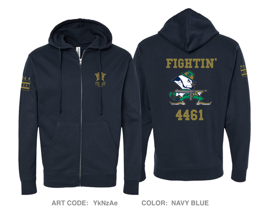 4461 Store 1 Comfort Unisex Cotton Blend Full-Zip Hooded Sweatshirt - YkNzAe