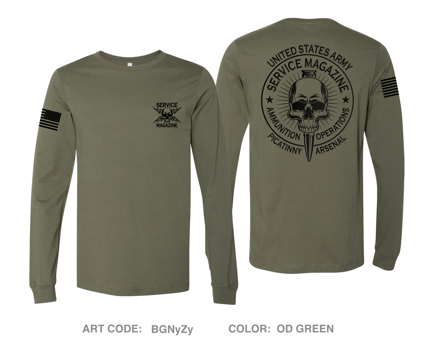 Explosive Ordnance Disposal Technology Division (EOD) Comfort Unisex Cotton LS Tee - BGNyZy
