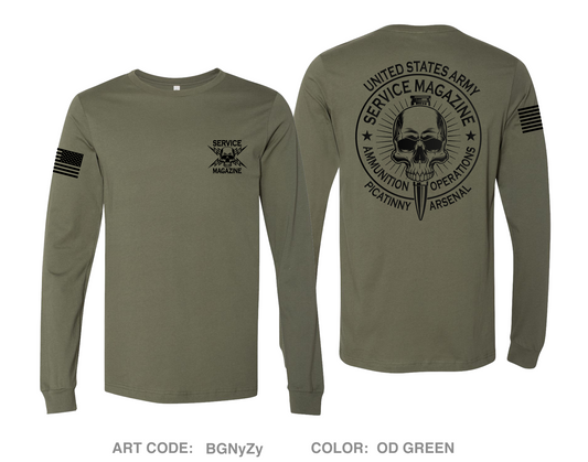 Explosive Ordnance Disposal Technology Division (EOD) Comfort Unisex Cotton LS Tee - BGNyZy