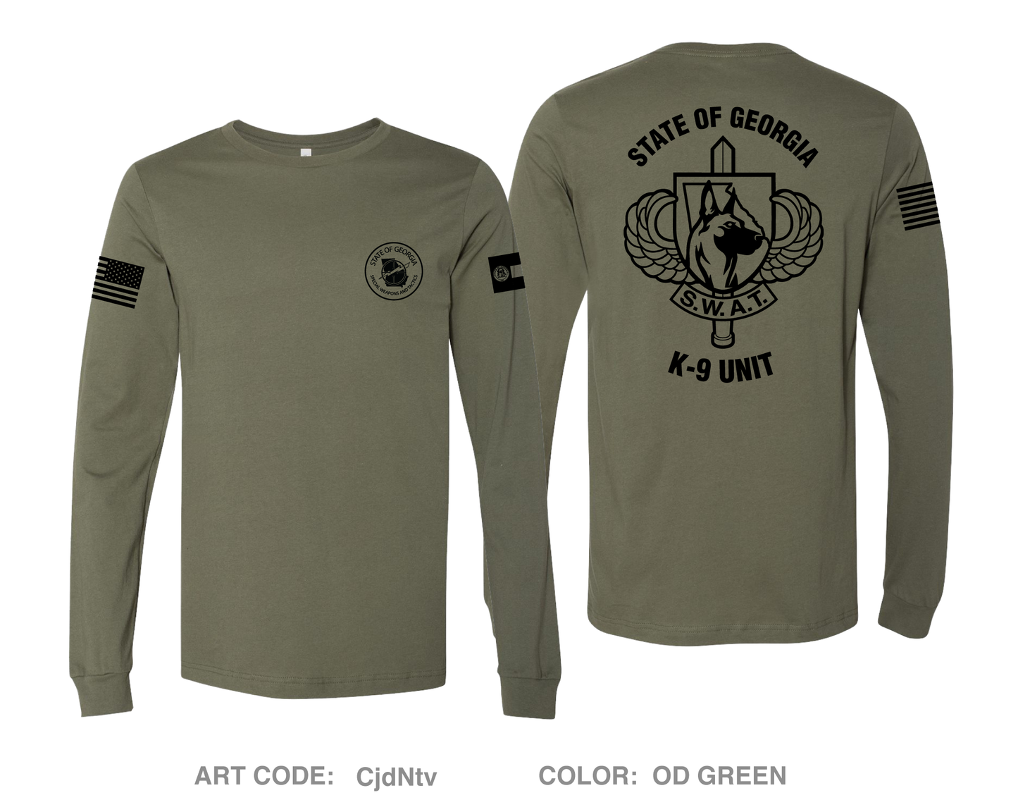 S.O.G SWAT Comfort Unisex Cotton LS Tee - CjdNtv