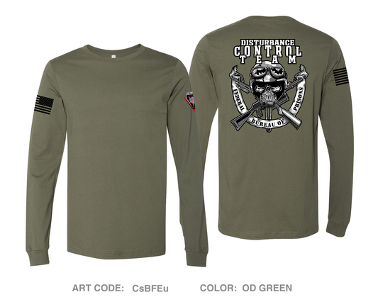 FCC Florence Disturbance Control Team Comfort Unisex Cotton LS Tee - CsBFEu